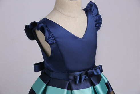 European And American Girls Dress Striped Dress Dress Dress Princess Dress